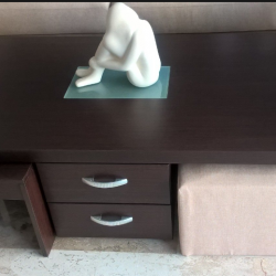 Τραπεζάκι πολυμορφικό 120x80x40cm  σε χρώμα βέγγε