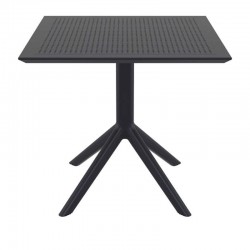 SKY BLACK 80X80X74εκ. ΤΡΑΠΕΖΙ ΠΟΛ/ΝΙΟΥ