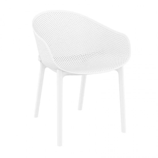 SKY WHITE(Σ4)ΠΟΛΥΘΡΟΝΑ ΠΟΛ/ΝΙΟΥ 54X60X81εκ.