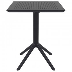 SKY BLACK 60Χ60X74εκ. ΤΡΑΠΕΖΙ ΠΤΥΣ/ΝΟ ΠΟΛ/ΝΙΟΥ