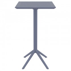 SKY DARK GREY BAR 60Χ60Χ108εκ.ΠΤΥΣ/ΝΟ ΤΡΑΠ. ΠΟΛ/ΝΙΟΥ