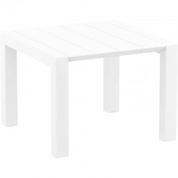 VEGAS WHITE 100X100/140Χ75εκ. ΕΠΕΚΤ.ΤΡΑΠΕΖΙ ΠΟΛ/ΝΙΟΥ