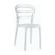 BIBI WHITE/CLEAR TRANSP. ΚΑΡΕΚΛΑ 42X50X85εκ.