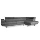 CORNER GREY ΥΦΑΣΜΑ ΚΑΝΑΠΕΣ ΑΡΙΣΤΕΡΗ ΓΩΝΙΑ 250X153X80εκ.