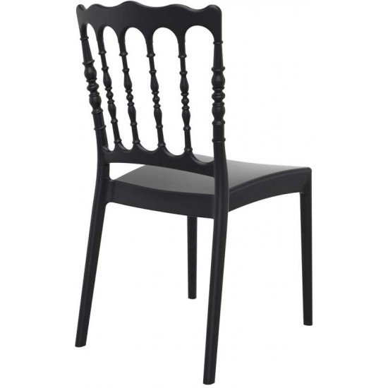 NAPOLEON BLACK ΚΑΡΕΚΛΑ ΠΟΛ/ΝΙΟΥ 45X55X92εκ.