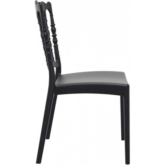 NAPOLEON BLACK ΚΑΡΕΚΛΑ ΠΟΛ/ΝΙΟΥ 45X55X92εκ.