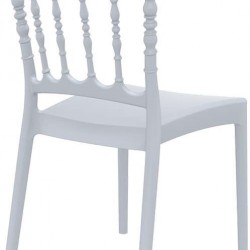 NAPOLEON SILVER GREY ΚΑΡΕΚΛΑ ΠΟΛ/ΝΙΟΥ 45X55X92εκ.