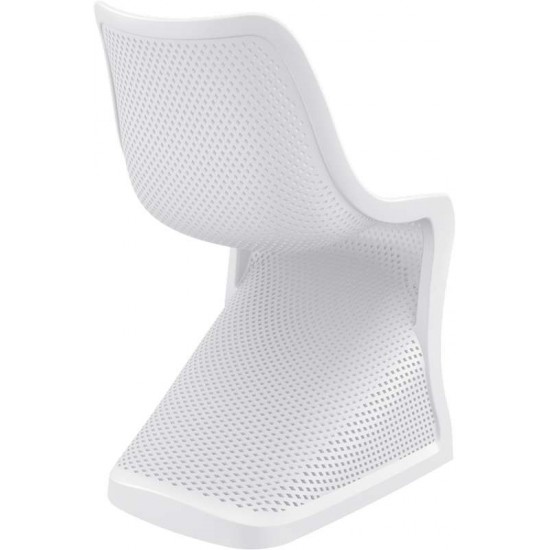 BLOOM WHITE ΚΑΡΕΚΛΑ ΠΟΛ/ΝΙΟΥ 50X58X85εκ.