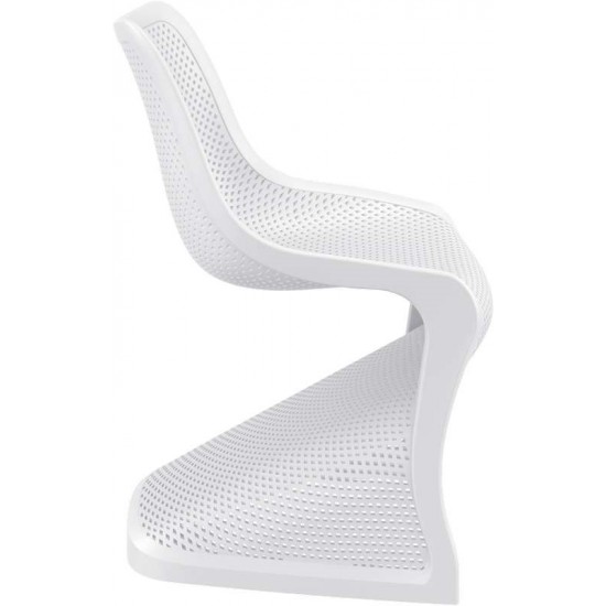BLOOM WHITE ΚΑΡΕΚΛΑ ΠΟΛ/ΝΙΟΥ 50X58X85εκ.