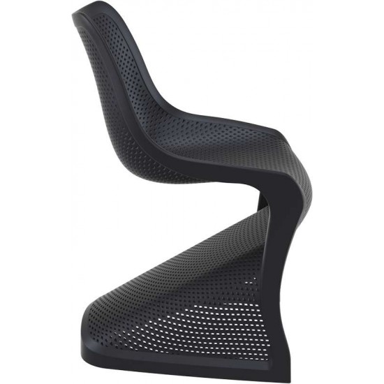 BLOOM BLACK ΚΑΡΕΚΛΑ ΠΟΛ/ΝΙΟΥ 50X58X85εκ.