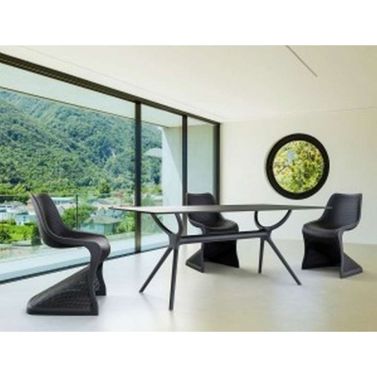 BLOOM BLACK ΚΑΡΕΚΛΑ ΠΟΛ/ΝΙΟΥ 50X58X85εκ.