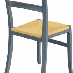 TIFFANY S DARK GREY ΚΑΡΕΚΛΑ ΠΟΛ/ΝΙΟΥ 45Χ51Χ85εκ.