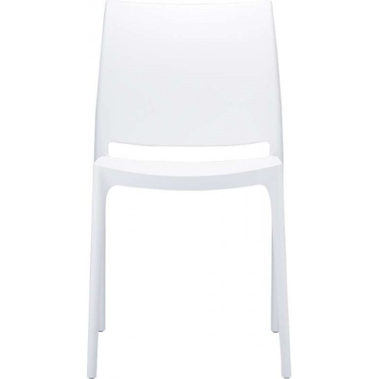 MAYA ΚΑΡΕΚΛΑ WHITE ΠΟΛ/ΝΙΟΥ 44Χ50Χ81εκ.