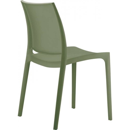 MAYA ΚΑΡΕΚΛΑ OLIVE GREEN ΠΟΛ/ΝΙΟΥ 44Χ50Χ81εκ.