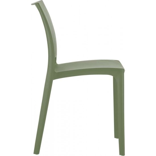 MAYA ΚΑΡΕΚΛΑ OLIVE GREEN ΠΟΛ/ΝΙΟΥ 44Χ50Χ81εκ.