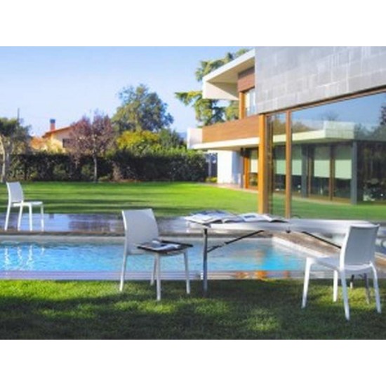 MAYA ΚΑΡΕΚΛΑ SILVER GREY ΠΟΛ/ΝΙΟΥ 44Χ50Χ81εκ.