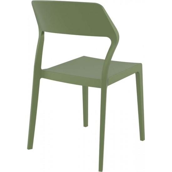 SNOW OLIVE GREEN ΚΑΡΕΚΛΑ ΠΟΛ/ΝΙΟΥ 52X56X83εκ.