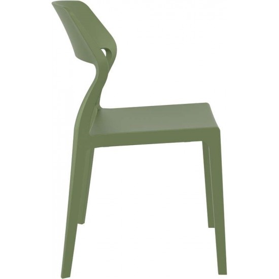 SNOW OLIVE GREEN ΚΑΡΕΚΛΑ ΠΟΛ/ΝΙΟΥ 52X56X83εκ.