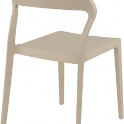 SNOW TAUPE ΚΑΡΕΚΛΑ ΠΟΛ/ΝΙΟΥ 52X56X83εκ.