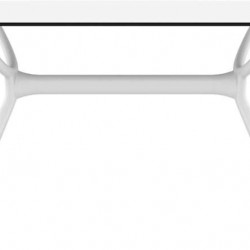 AIR ΤΡΑΠΕΖΙ 140Χ80Χ74εκ. WHITE LAMINATE 12mm