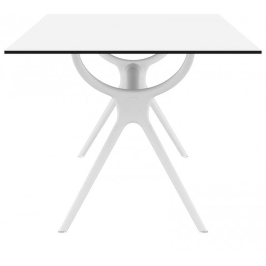 AIR ΤΡΑΠΕΖΙ 180Χ90Χ74εκ. WHITE LAMINATE 12mm