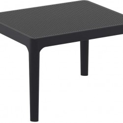 SKY BLACK 50Χ60Χ40εκ. ΤΡΑΠΕΖΙ ΠΟΛ/ΝΙΟΥ