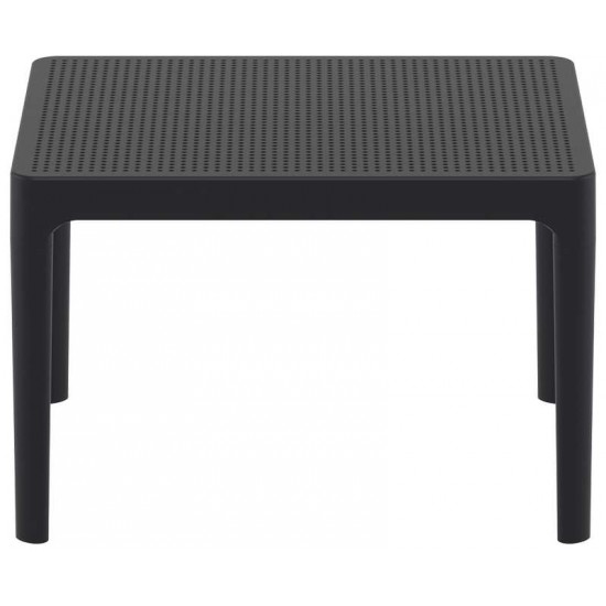 SKY BLACK 50Χ60Χ40εκ. ΤΡΑΠΕΖΙ ΠΟΛ/ΝΙΟΥ