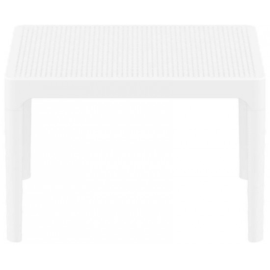 SKY WHITE 50Χ60Χ40εκ. ΤΡΑΠΕΖΙ ΠΟΛ/ΝΙΟΥ