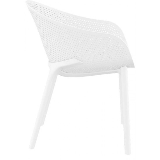 SKY WHITE(Σ4)ΠΟΛΥΘΡΟΝΑ ΠΟΛ/ΝΙΟΥ 54X60X81εκ.