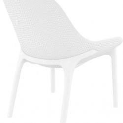 SKY LOUNGE WHITE ΠΟΛΥΘΡΟΝΑ ΠΟΛ/ΝΙΟΥ 60X71X83εκ.