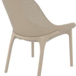SKY LOUNGE TAUPE ΠΟΛΥΘΡΟΝΑ ΠΟΛ/ΝΙΟΥ 60X71X83εκ.
