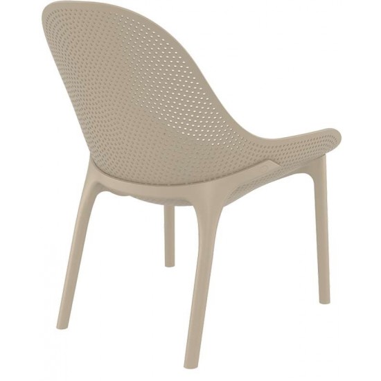 SKY LOUNGE TAUPE ΠΟΛΥΘΡΟΝΑ ΠΟΛ/ΝΙΟΥ 60X71X83εκ.