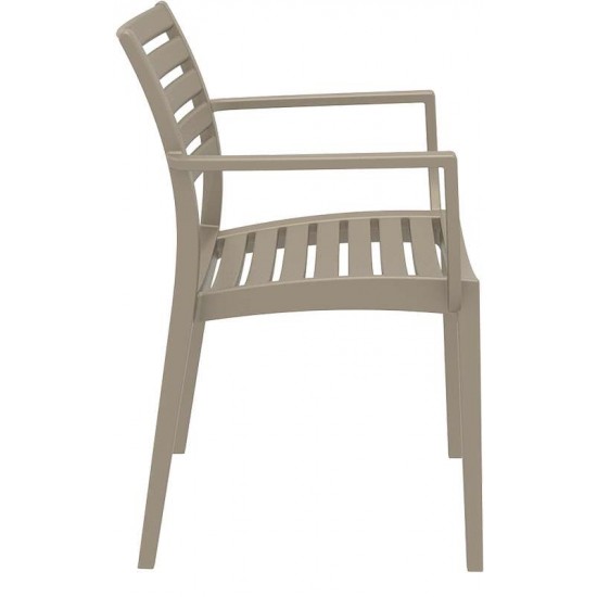 ARTEMIS TAUPE ΠΟΛΥΘΡΟΝΑ ΠΟΛ/ΝΙΟΥ 58X58X83.5εκ.
