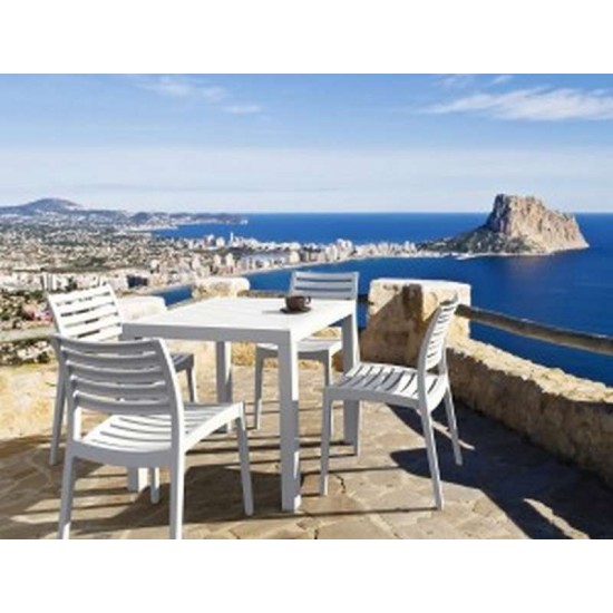 ARES ΚΑΡΕΚΛΑ SILVER GREY ΠΟΛ/ΝΙΟΥ 48Χ58Χ83.7εκ.