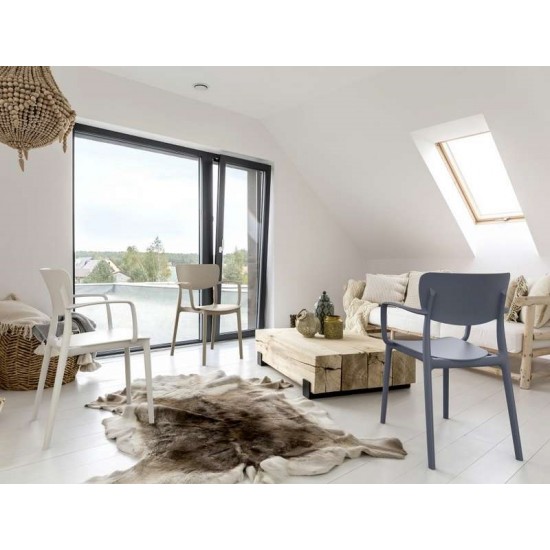 LISA DARK GREY ΠΟΛΥΘΡΟΝΑ ΠΟΛ/ΝΙΟΥ 54X53X82εκ.