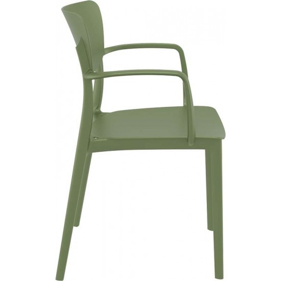 LISA OLIVE GREEN ΠΟΛΥΘΡΟΝΑ ΠΟΛ/ΝΙΟΥ 54X53X82εκ.