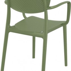 LOFT OLIVE GREEN ΠΟΛΥΘΡΟΝΑ ΠΟΛ/ΝΙΟΥ 54X53X82εκ.