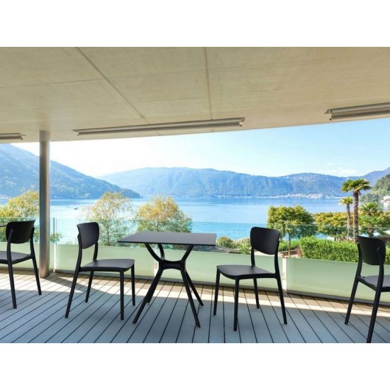 MONNA BLACK ΚΑΡΕΚΛΑ ΠΟΛ/ΝΙΟΥ 45Χ53Χ82εκ.