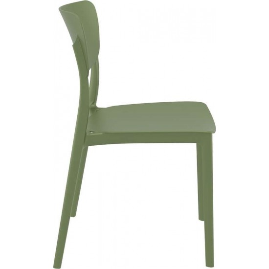 MONNA OLIVE GREEN ΚΑΡΕΚΛΑ ΠΟΛ/ΝΙΟΥ 45Χ53Χ82εκ.