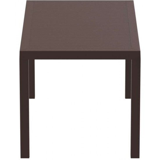 ARES ΤΡΑΠΕΖΙ 140Χ80Χ75εκ. BROWN ΠΟΛ/ΝΙΟΥ
