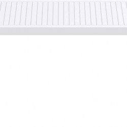 ARES ΤΡΑΠΕΖΙ 140Χ80Χ75εκ. WHITE ΠΟΛ/ΝΙΟΥ