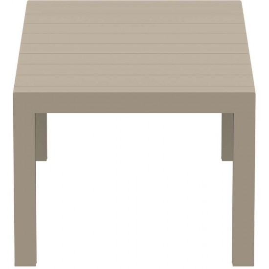 VEGAS TAUPE 100X180/220Χ75εκ. ΕΠΕΚΤ.ΤΡΑΠΕΖΙ ΠΟΛ/ΝΙΟΥ
