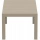 VEGAS TAUPE 100X180/220Χ75εκ. ΕΠΕΚΤ.ΤΡΑΠΕΖΙ ΠΟΛ/ΝΙΟΥ