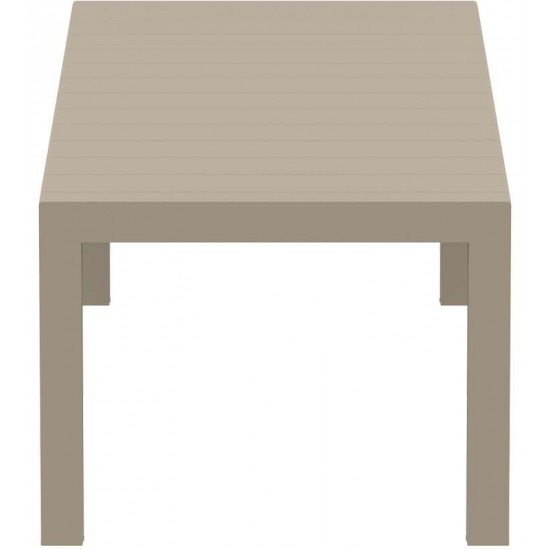 VEGAS TAUPE 100X260/300Χ75εκ. ΕΠΕΚΤ.ΤΡΑΠΕΖΙ ΠΟΛ/ΝΙΟΥ