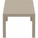 VEGAS TAUPE 100X260/300Χ75εκ. ΕΠΕΚΤ.ΤΡΑΠΕΖΙ ΠΟΛ/ΝΙΟΥ