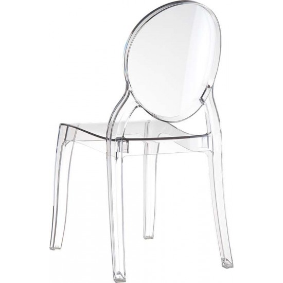 ELIZABETH CLEAR TRANSP. ΚΑΡΕΚΛΑ 47X50X90εκ.