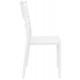 CHIAVARI GLOSSY WHITE(Σ4)KAPEKΛA 45X51X91εκ.