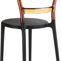 BIBI BLACK/AMBER TRANSP. ΚΑΡΕΚΛΑ 42X50X85εκ.