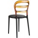 BIBI BLACK/AMBER TRANSP. ΚΑΡΕΚΛΑ 42X50X85εκ.