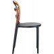 BIBI BLACK/AMBER TRANSP. ΚΑΡΕΚΛΑ 42X50X85εκ.